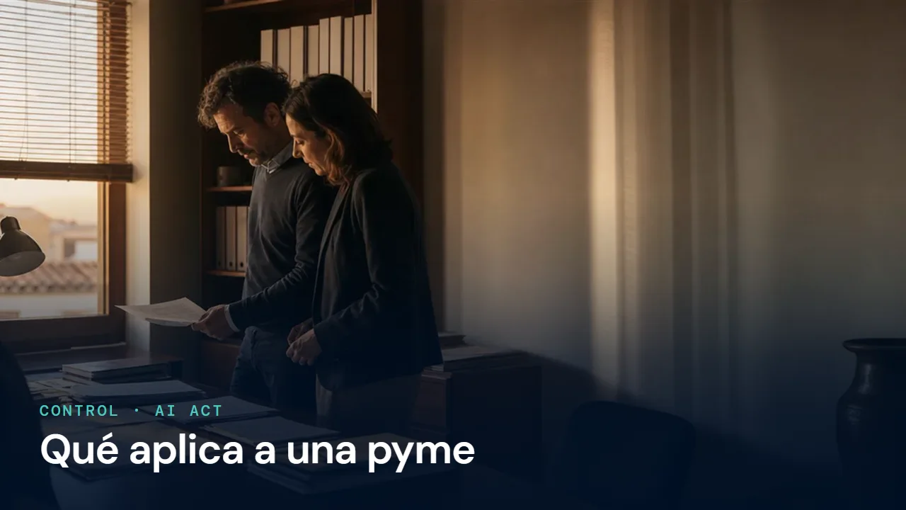 AI Act para pymes: qué aplica a una empresa pequeña